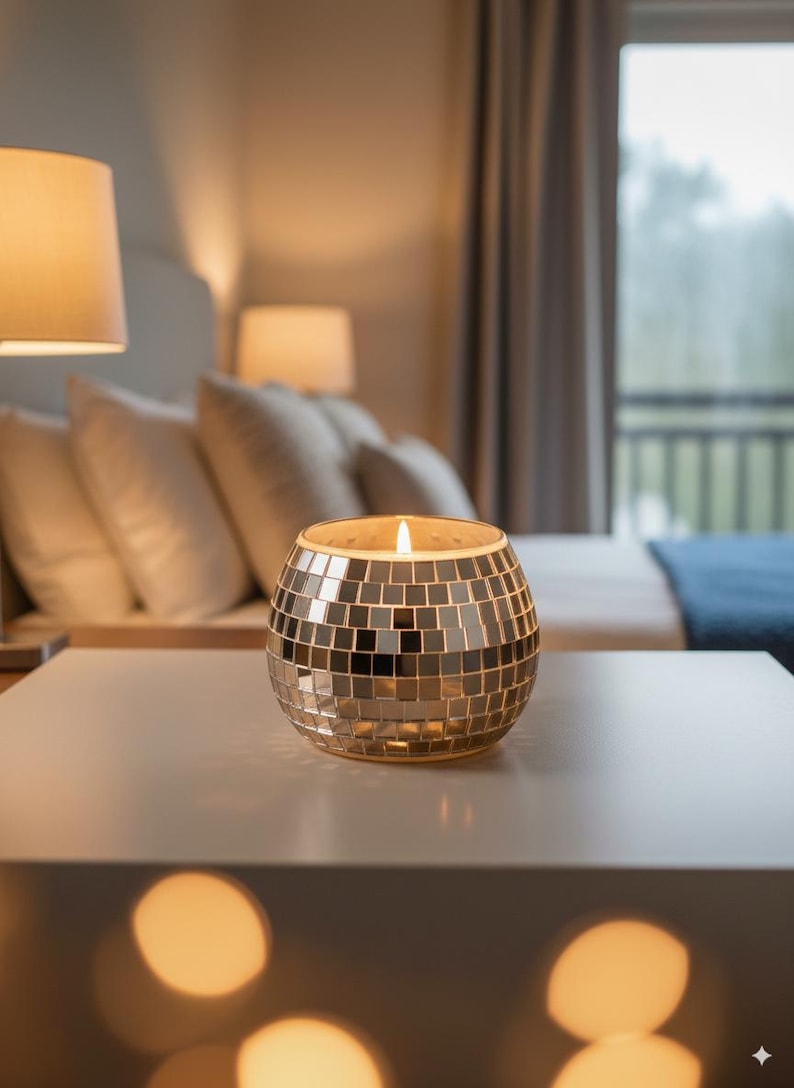 Disco Candle Palo Santo & Smoked Sandalwood 55 Hour Soy Wax Candle