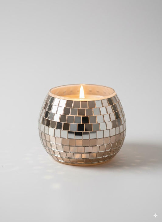 Disco Candle Palo Santo & Smoked Sandalwood 55 Hour Soy Wax Candle