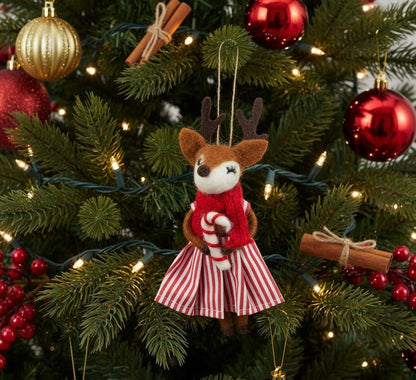 Felt Mice Christmas Tree Decorations Gift Mouse Circus Reindeer Ornaments