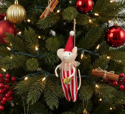 Felt Mice Christmas Tree Decorations Gift Mouse Circus Reindeer Ornaments