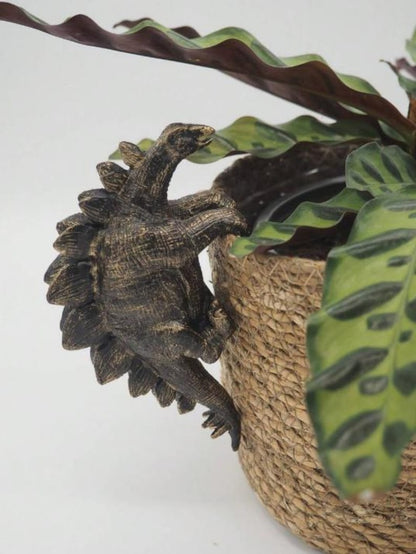 Dinosaur Pot Hanger Resin Planter Decor T-Rex Stegosaurus