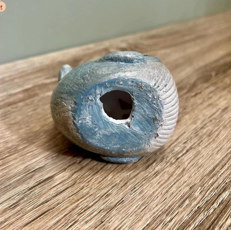Ceramic Whale Tea Light Holder Coastal Nautical Candle Holder Beach Decor