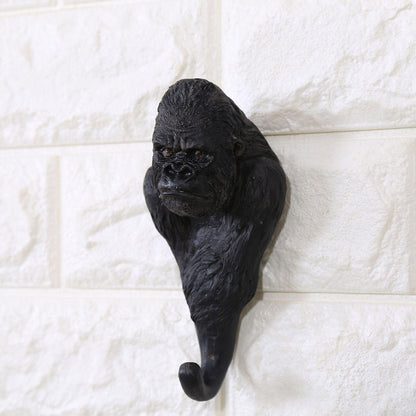 Animal Head Resin Wall Hooks – Safari Jungle Coat & Hat Hangers