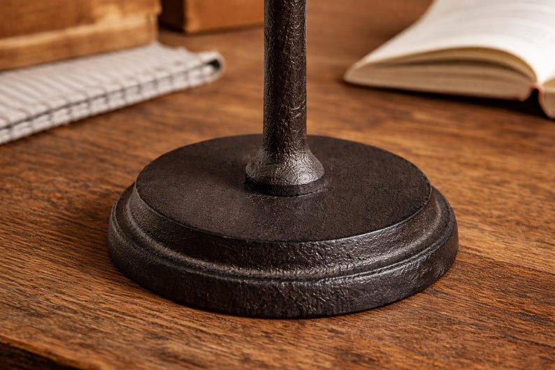 Cast Iron Duck Paper Towel Holder Rustic Farmhouse Kitchen Roll Stand