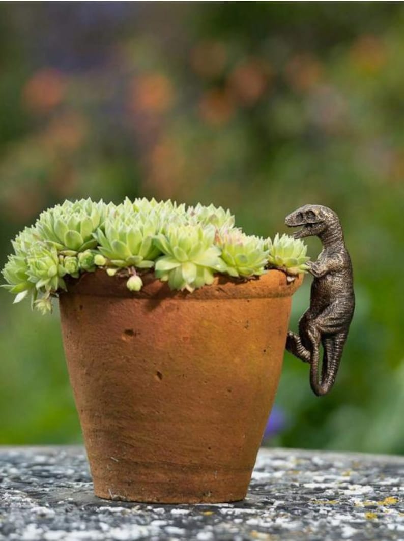Dinosaur Pot Hanger Resin Planter Decor T-Rex Stegosaurus