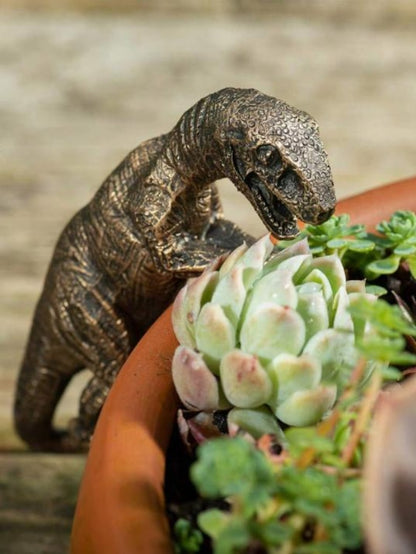 Dinosaur Pot Hanger Resin Planter Decor T-Rex Stegosaurus