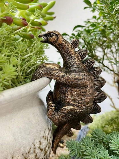 Dinosaur Pot Hanger Resin Planter Decor T-Rex Stegosaurus