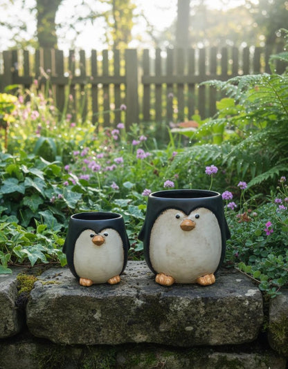 Penguin Plant Pot Cute Ceramic Animal Succulent Planter