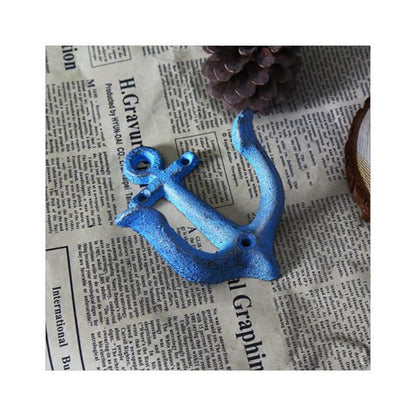 Rustic Cast Iron Anchor Wall Hook – Nautical Coat & Towel Hook